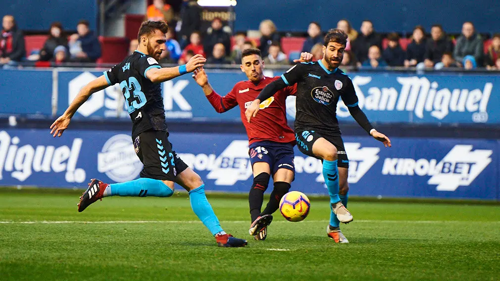 Partido entre Osasuna y Lugo correspondiente a la decimosexta jornada de liga. MIGUEL OSÉS 3