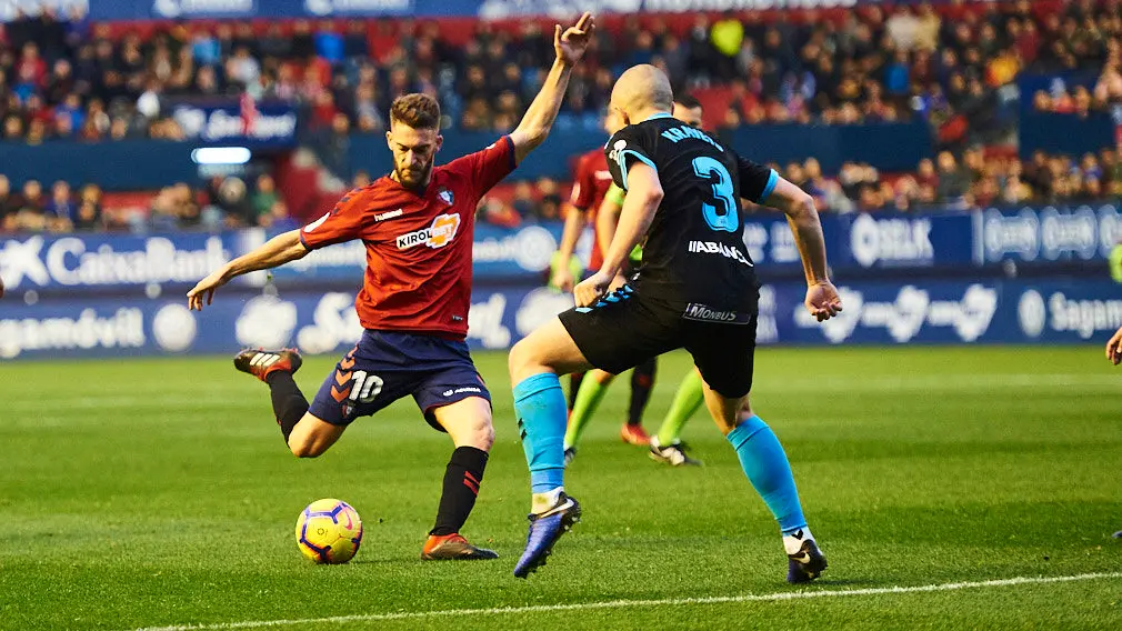 Partido entre Osasuna y Lugo correspondiente a la decimosexta jornada de liga. MIGUEL OSÉS 5