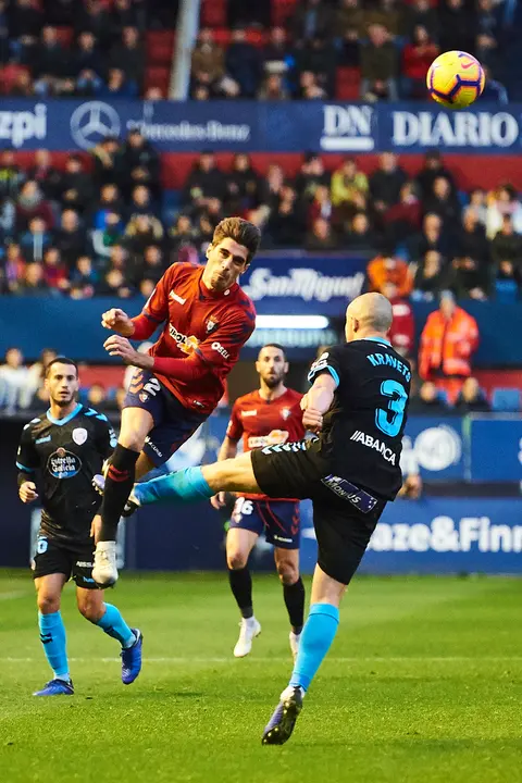 Partido entre Osasuna y Lugo correspondiente a la decimosexta jornada de liga. MIGUEL OSÉS 6
