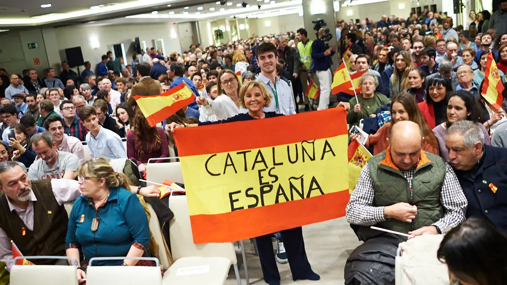Santiago Abascal, líder de Vox, visita Pamplona. PABLO LASAOSA 5
