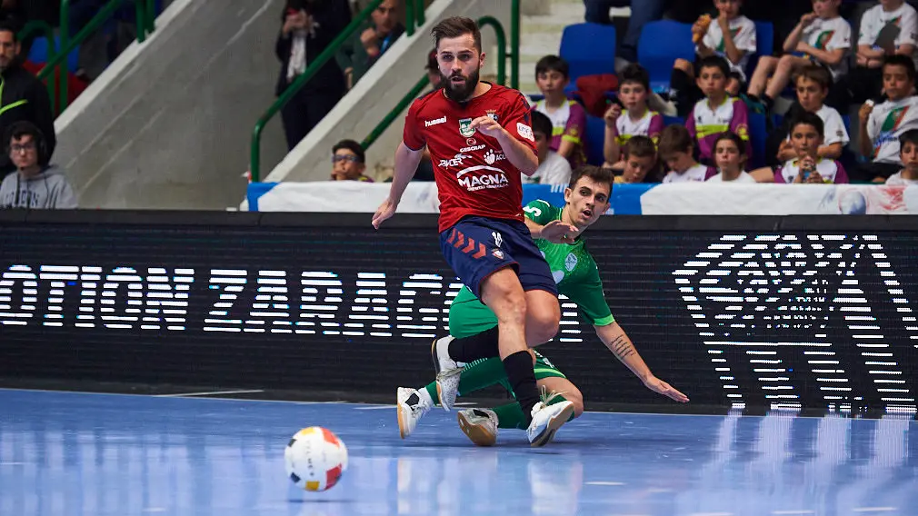 Rafa Usín en el Osasuna Xota - Inter Movistar. MIGUEL OSÉS 20