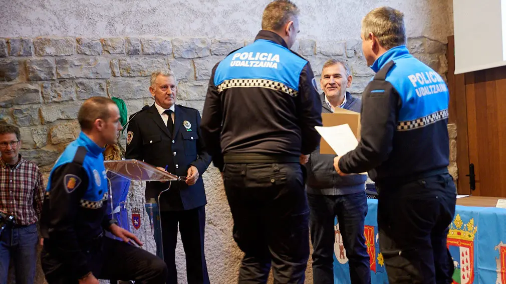 Acto conmemorativo del Día de las Policías Municipales de la Comarca de Pamplona (12). IÑIGO ALZUGARAY