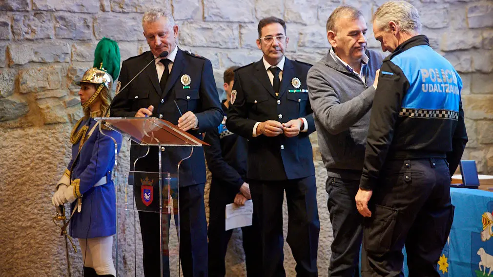 Acto conmemorativo del Día de las Policías Municipales de la Comarca de Pamplona (21). IÑIGO ALZUGARAY
