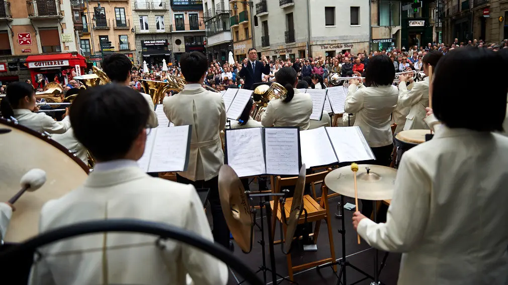 Inauguraci..n del Festival de bandas con motivo del centenario de La Pamplonesa con varias actuaciones. MIGUEL OS..S