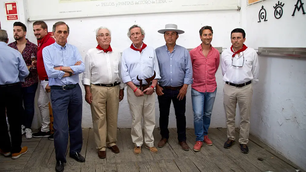 Entrega del Premio Carriquiri 2018 a la ganadería Puerto de San Lorenzo. IÑIGO ALZUGARAY