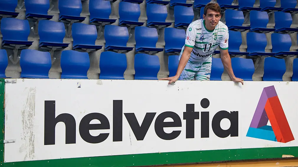 Presentación de las nuevas equipaciones de Helvetia Anaitasuna para la temporada 2019/20. IÑIGO ALZUGARAY