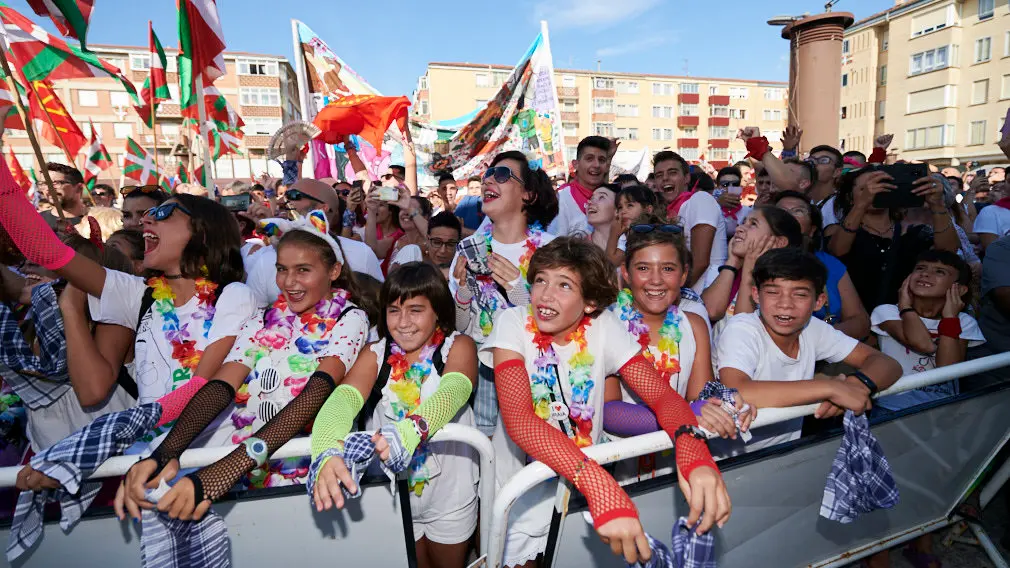 Chupinazo de las fiestas de Berriozar 2019. PABLO LASAOSA 3