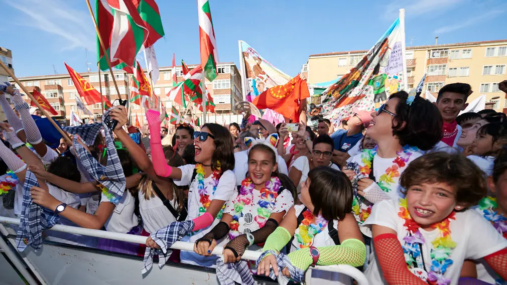 Chupinazo de las fiestas de Berriozar 2019. PABLO LASAOSA 4