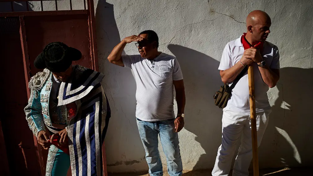 Corrida de toros en Corella con las ganaderías de Victorino Martín y Los Maños, para los diestros Morenito de Aranda, Rubén Pinar y Joaquín Galdós. MIGUEL OSÉS