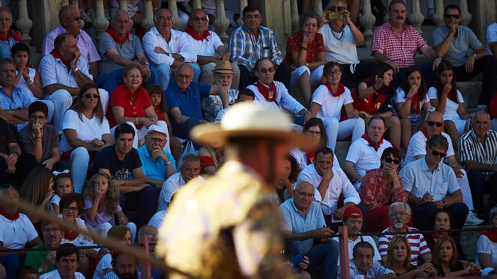 Corrida de toros en Corella con las ganaderías de Victorino Martín y Los Maños, para los diestros Morenito de Aranda, Rubén Pinar y Joaquín Galdós. MIGUEL OSÉS