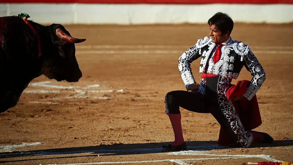 Corrida de toros en Corella con las ganaderías de Victorino Martín y Los Maños, para los diestros Morenito de Aranda, Rubén Pinar y Joaquín Galdós. MIGUEL OSÉS
