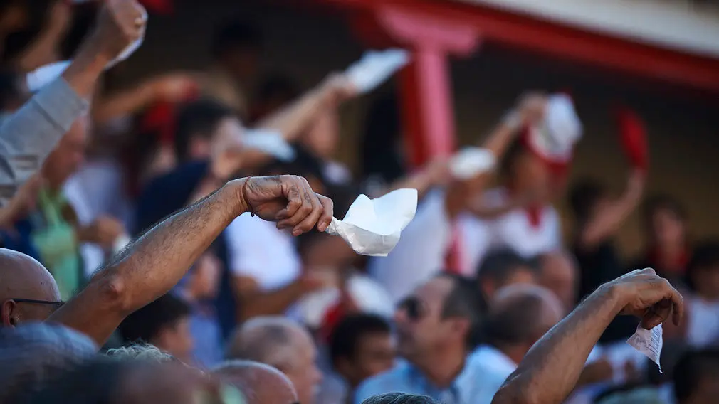 Corrida de toros en Corella con las ganaderías de Victorino Martín y Los Maños, para los diestros Morenito de Aranda, Rubén Pinar y Joaquín Galdós. MIGUEL OSÉS