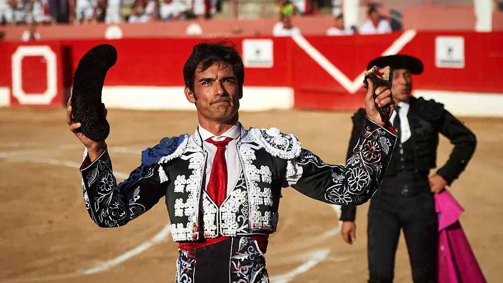 Corrida de toros en Corella con las ganaderías de Victorino Martín y Los Maños, para los diestros Morenito de Aranda, Rubén Pinar y Joaquín Galdós. MIGUEL OSÉS