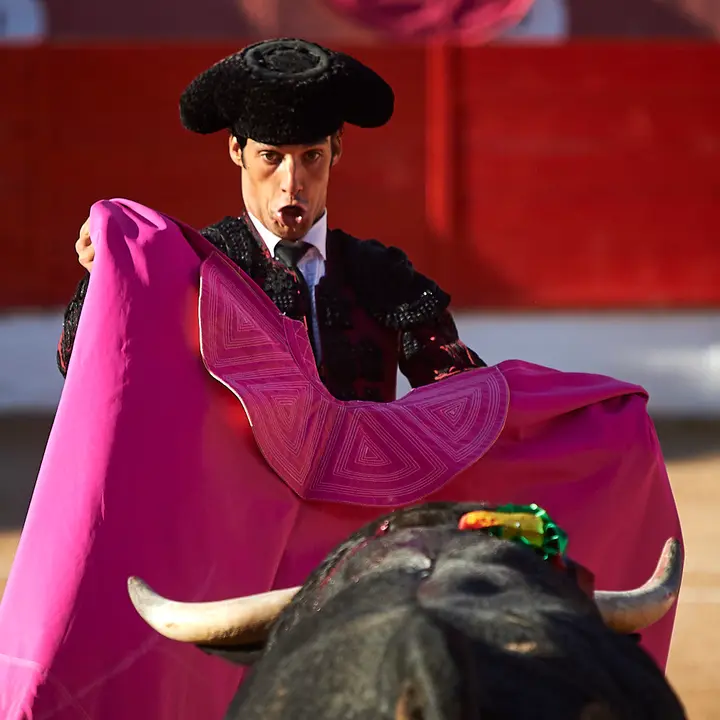 Corrida de toros en Corella con las ganaderías de Victorino Martín y Los Maños, para los diestros Morenito de Aranda, Rubén Pinar y Joaquín Galdós. MIGUEL OSÉS