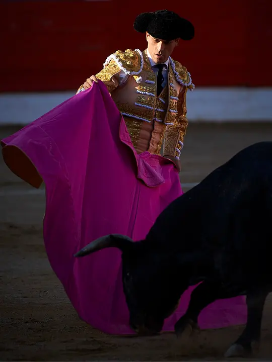 Corrida de toros en Corella con las ganaderías de Victorino Martín y Los Maños, para los diestros Morenito de Aranda, Rubén Pinar y Joaquín Galdós. MIGUEL OSÉS