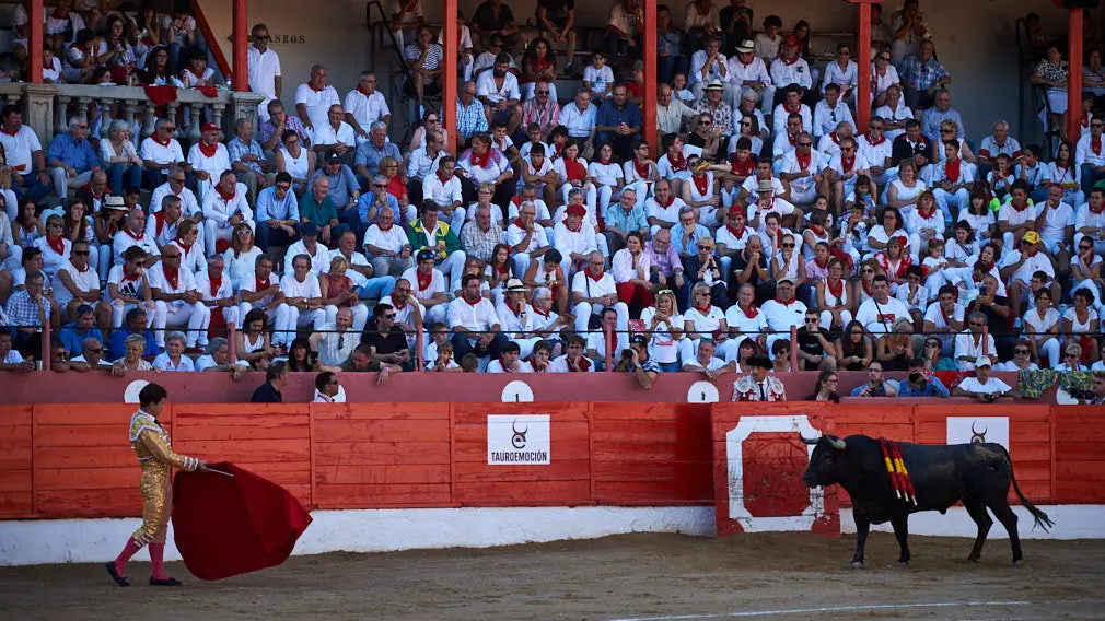Corrida de toros en Corella con las ganaderías de Victorino Martín y Los Maños, para los diestros Morenito de Aranda, Rubén Pinar y Joaquín Galdós. MIGUEL OSÉS