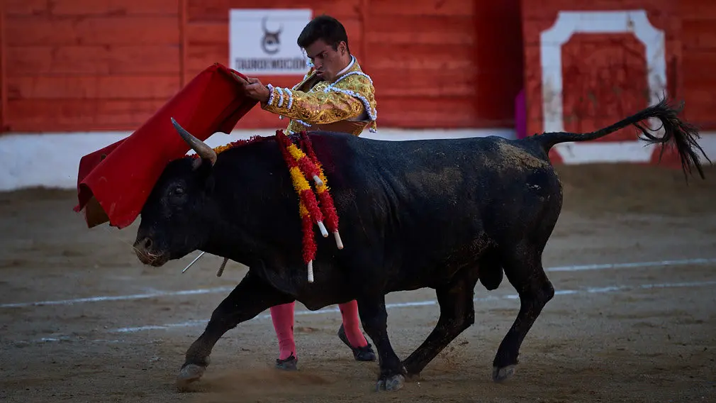 Corrida de toros en Corella con las ganaderías de Victorino Martín y Los Maños, para los diestros Morenito de Aranda, Rubén Pinar y Joaquín Galdós. MIGUEL OSÉS