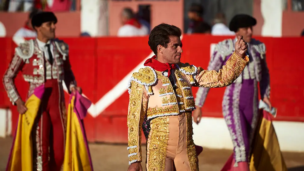 Corrida de toros en Corella con las ganaderías de Victorino Martín y Los Maños, para los diestros Morenito de Aranda, Rubén Pinar y Joaquín Galdós. MIGUEL OSÉS