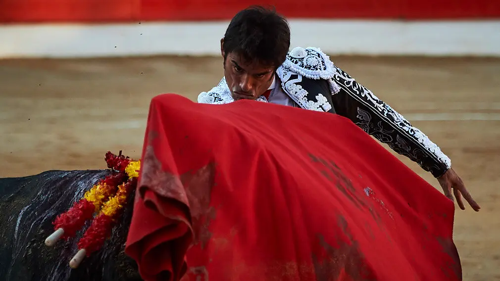 Corrida de toros en Corella con las ganaderías de Victorino Martín y Los Maños, para los diestros Morenito de Aranda, Rubén Pinar y Joaquín Galdós. MIGUEL OSÉS