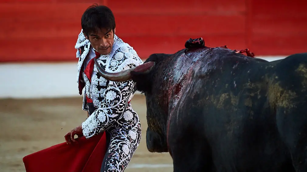 Corrida de toros en Corella con las ganaderías de Victorino Martín y Los Maños, para los diestros Morenito de Aranda, Rubén Pinar y Joaquín Galdós. MIGUEL OSÉS