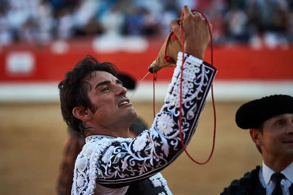 Corrida de toros en Corella con las ganaderías de Victorino Martín y Los Maños, para los diestros Morenito de Aranda, Rubén Pinar y Joaquín Galdós. MIGUEL OSÉS