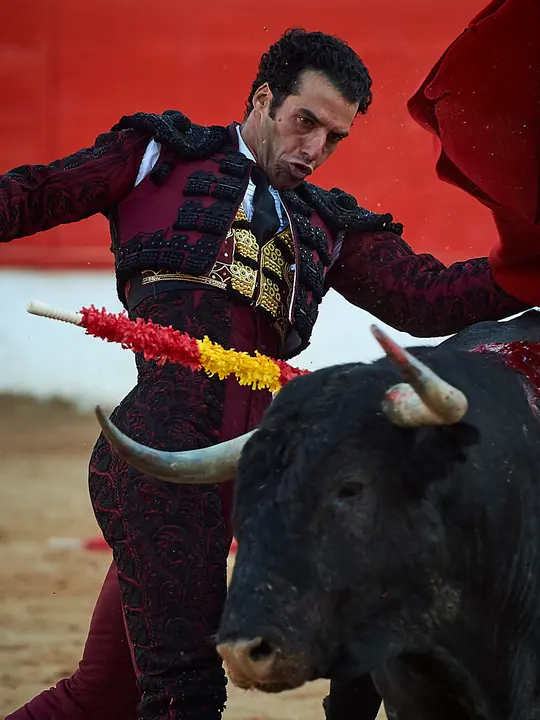 Corrida de toros en Corella con las ganaderías de Victorino Martín y Los Maños, para los diestros Morenito de Aranda, Rubén Pinar y Joaquín Galdós. MIGUEL OSÉS