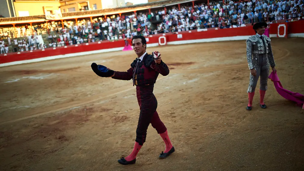 Corrida de toros en Corella con las ganaderías de Victorino Martín y Los Maños, para los diestros Morenito de Aranda, Rubén Pinar y Joaquín Galdós. MIGUEL OSÉS