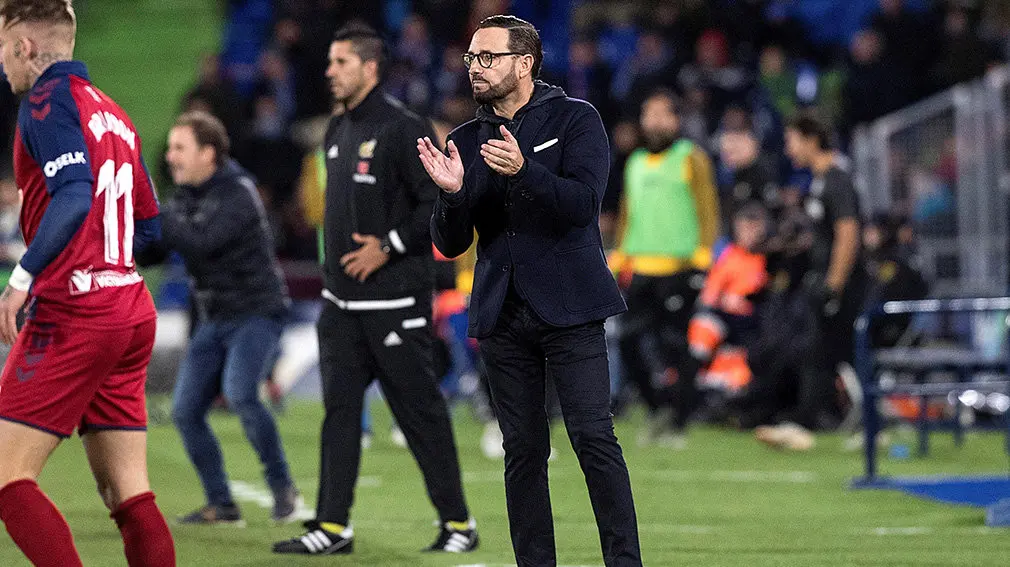 Bordalás. Instantes del partido entre el Getafe y Osasuna en el Coliseum Alfonso Pérez EFE (1)