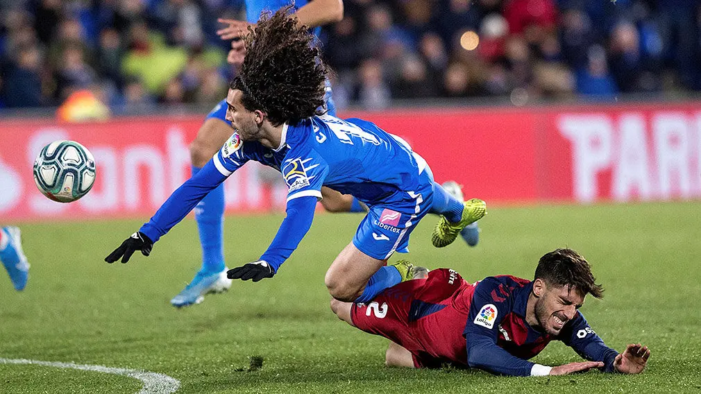 Instantes del partido entre el Getafe y Osasuna en el Coliseum Alfonso Pérez EFE (3)