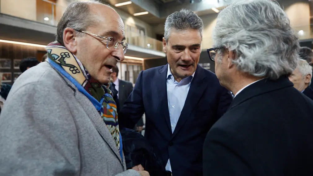 Acto institucional conmemorativo del 40 aniversario de las elecciones al Parlamento Foral y a los ayuntamientos de Navarra. IÑIGO ALZUGARAY