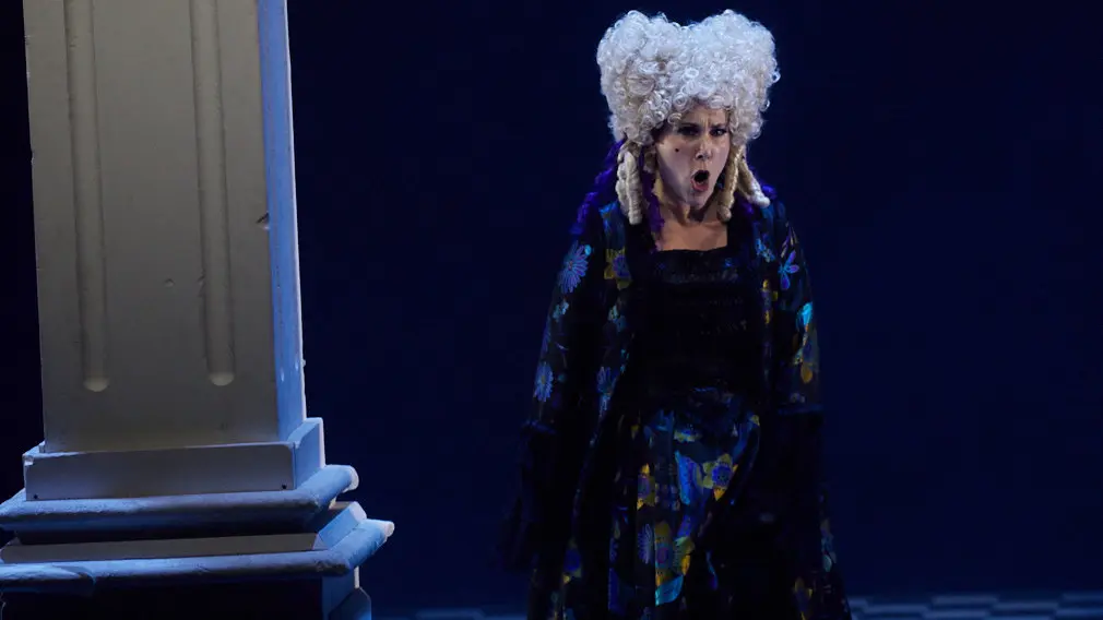 Ensayo general de 'El traje nuevo del Emperador' de la Ópera de Cámara de Navarra en Baluarte. IÑIGO ALZUGARAY