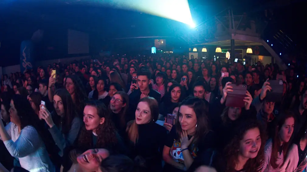 Concierto de Ana Guerra y Cepeda de OT en la sala Totem. MIGUEL OSÉS