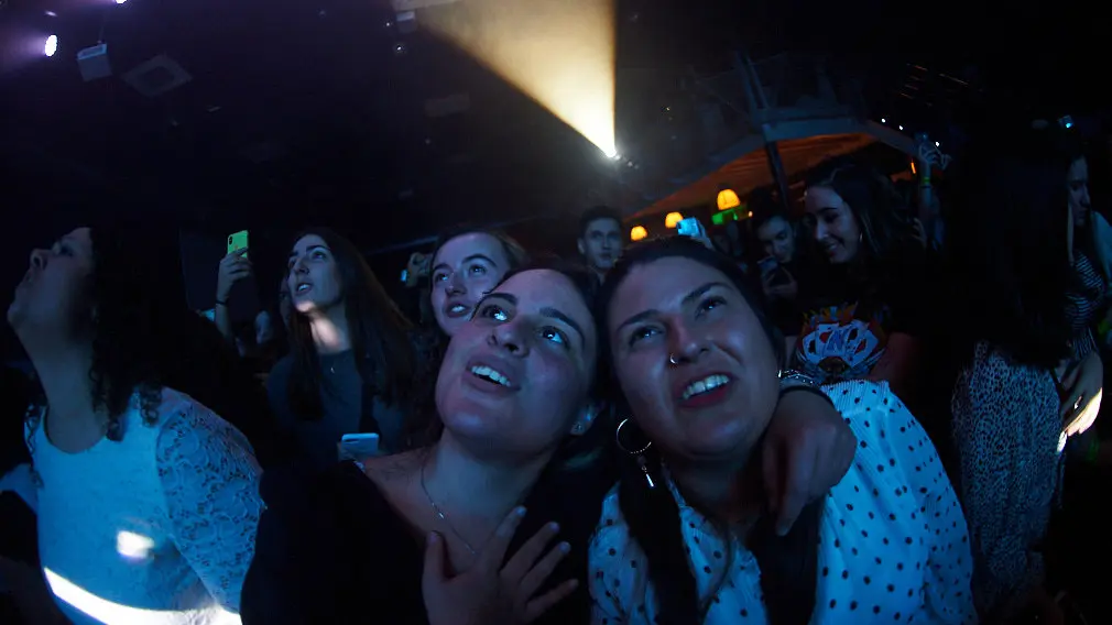 Concierto de Ana Guerra y Cepeda de OT en la sala Totem. MIGUEL OSÉS