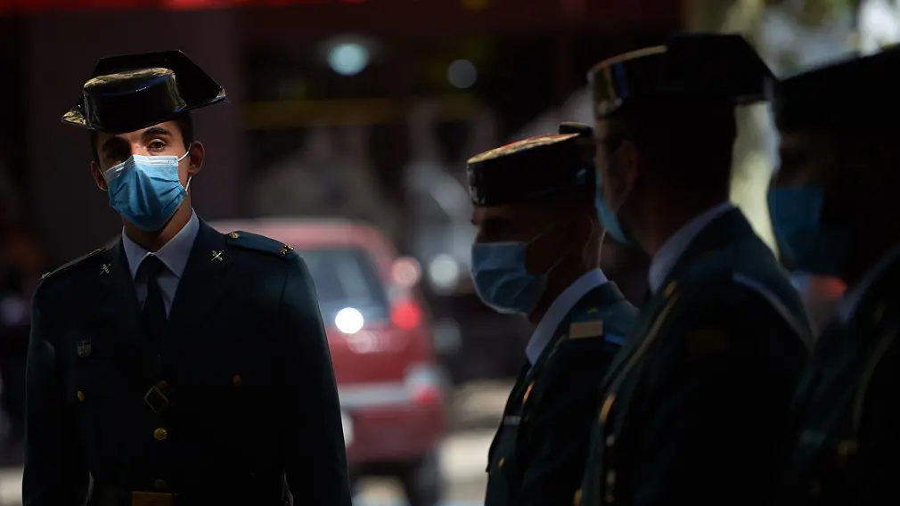 La directora general de la Guardia Civil, María Gámez, visita la Comandancia de Navarra. Mantendrá una reunión con los mandos de la zona, jefe de la comandancia y representantes de todas las escalas. MIGUEL OSÉS