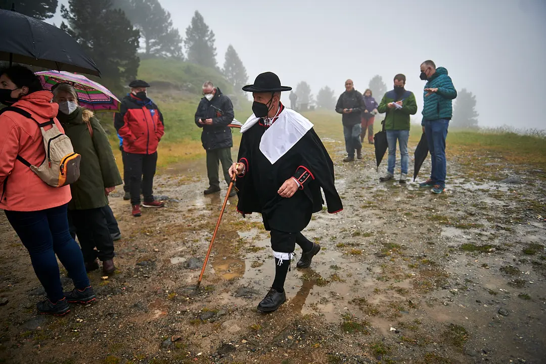 El Tratado de las Tres Vacas se celebra cada 13 de julio entre los valles de Roncal y Baretous desde 1375. PABLO LASAOSA