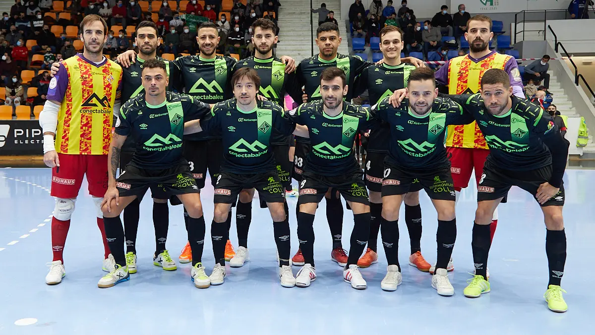 Partido de la Liga Nacional de Fútbol Sala entre Osasuna Magna Xota y Palma Futsal disputado en el pabellón Anaitasuna de Pamplona. IÑIGO ALZUGARAY