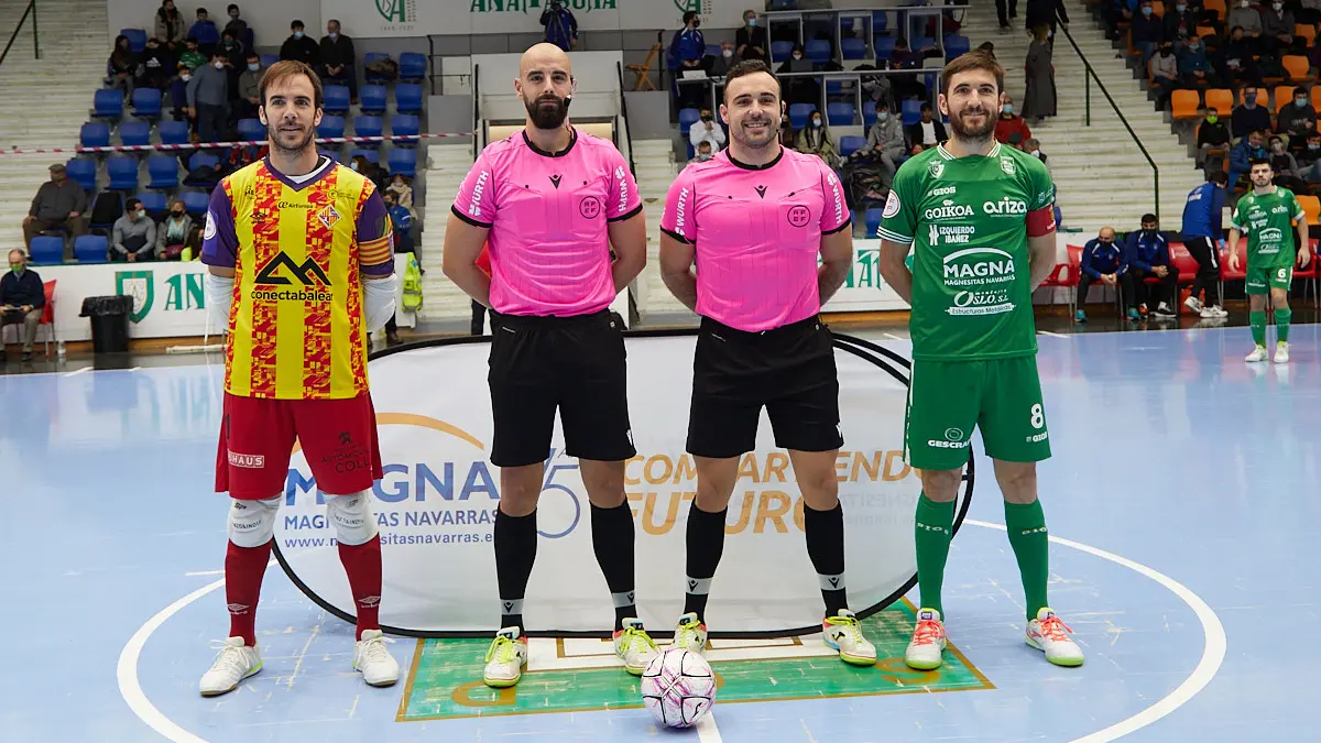 Partido de la Liga Nacional de Fútbol Sala entre Osasuna Magna Xota y Palma Futsal disputado en el pabellón Anaitasuna de Pamplona. IÑIGO ALZUGARAY