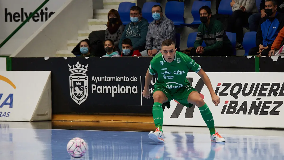 Partido de la Liga Nacional de Fútbol Sala entre Osasuna Magna Xota y Palma Futsal disputado en el pabellón Anaitasuna de Pamplona. IÑIGO ALZUGARAY