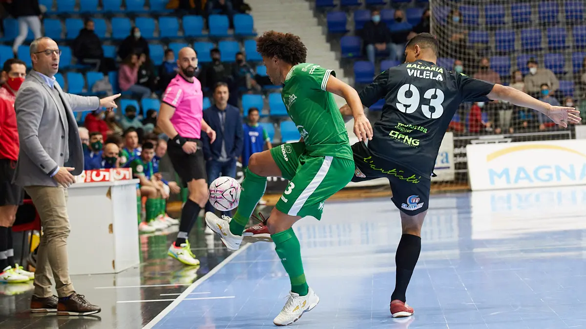 Partido de la Liga Nacional de Fútbol Sala entre Osasuna Magna Xota y Palma Futsal disputado en el pabellón Anaitasuna de Pamplona. IÑIGO ALZUGARAY