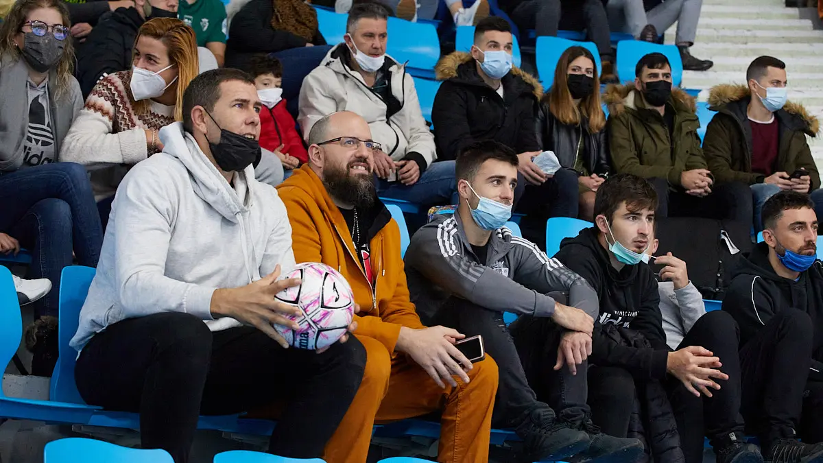 Partido de la Liga Nacional de Fútbol Sala entre Osasuna Magna Xota y Palma Futsal disputado en el pabellón Anaitasuna de Pamplona. IÑIGO ALZUGARAY