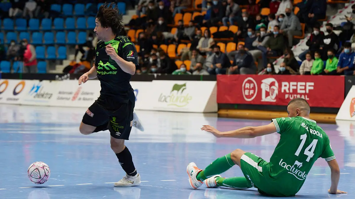 Partido de la Liga Nacional de Fútbol Sala entre Osasuna Magna Xota y Palma Futsal disputado en el pabellón Anaitasuna de Pamplona. IÑIGO ALZUGARAY