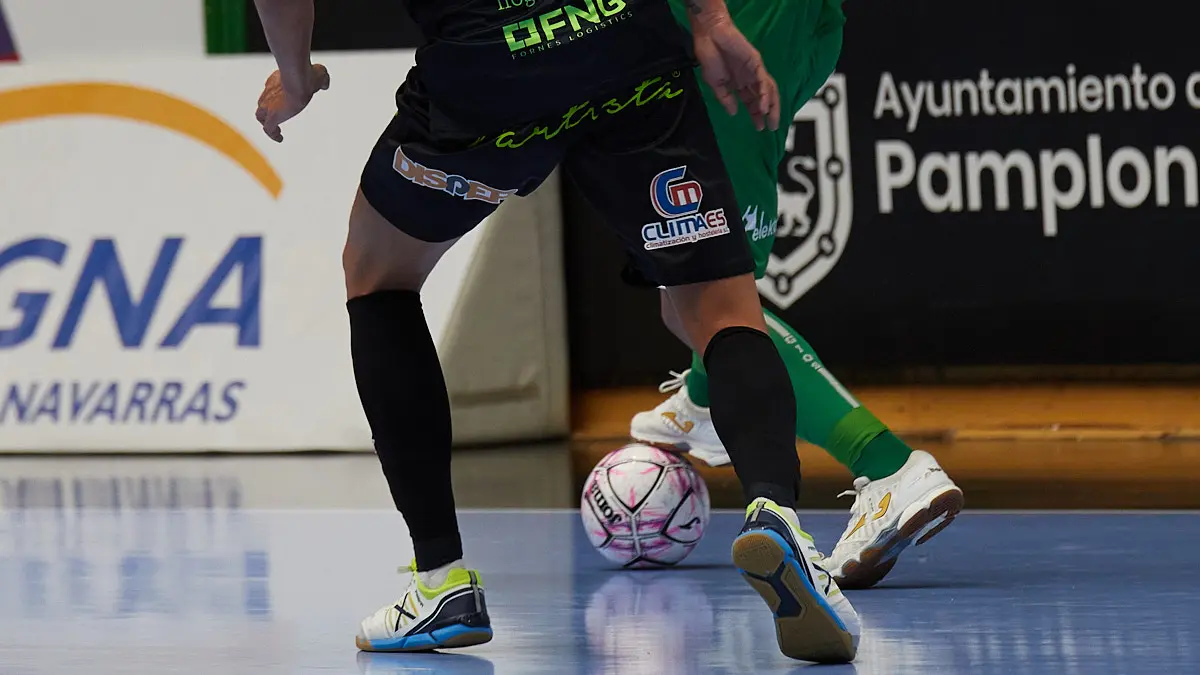 Partido de la Liga Nacional de Fútbol Sala entre Osasuna Magna Xota y Palma Futsal disputado en el pabellón Anaitasuna de Pamplona. IÑIGO ALZUGARAY