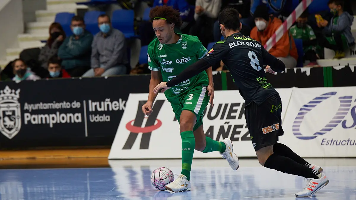Partido de la Liga Nacional de Fútbol Sala entre Osasuna Magna Xota y Palma Futsal disputado en el pabellón Anaitasuna de Pamplona. IÑIGO ALZUGARAY