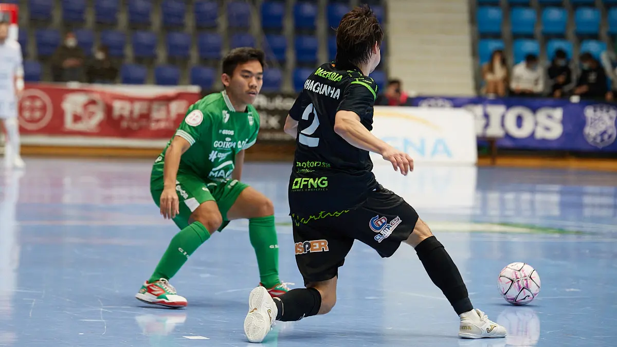 Partido de la Liga Nacional de Fútbol Sala entre Osasuna Magna Xota y Palma Futsal disputado en el pabellón Anaitasuna de Pamplona. IÑIGO ALZUGARAY