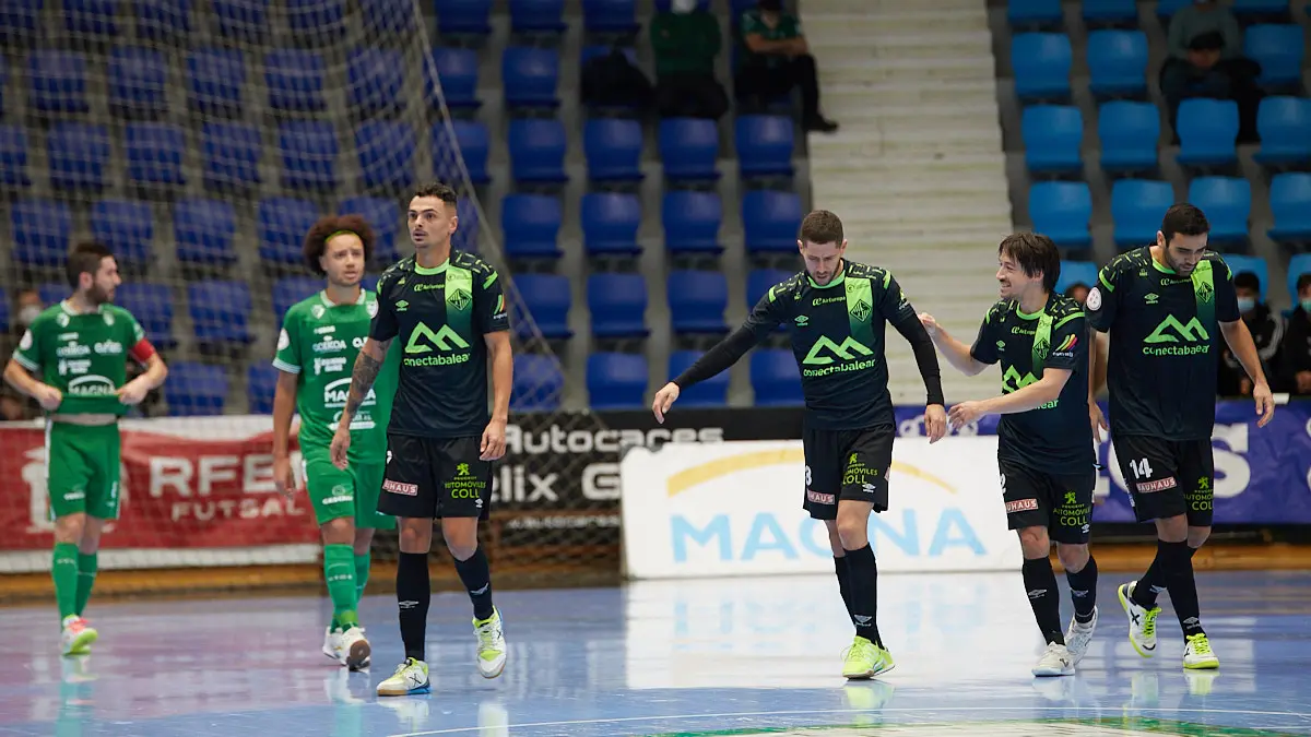 Partido de la Liga Nacional de Fútbol Sala entre Osasuna Magna Xota y Palma Futsal disputado en el pabellón Anaitasuna de Pamplona. IÑIGO ALZUGARAY
