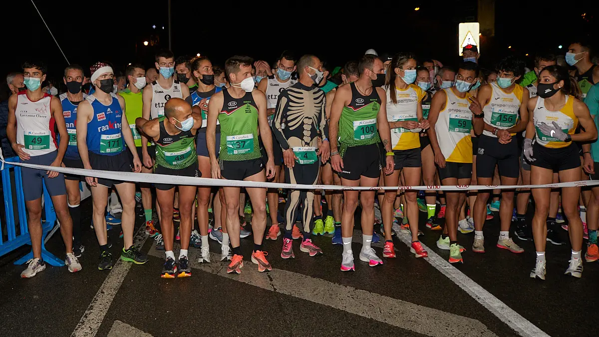 XXXVIII edición de la San Silvestre de Pamplona 2021 en categoría absoluta. IÑIGO ALZUGARAY
