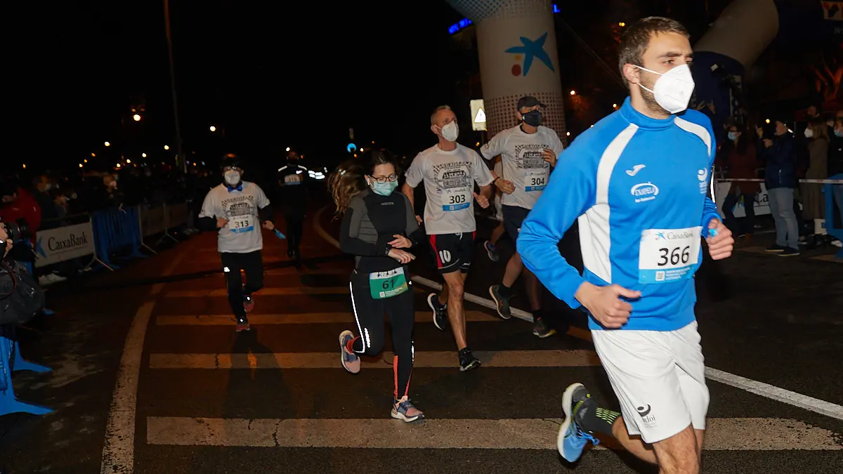 XXXVIII edición de la San Silvestre de Pamplona 2021 en categoría absoluta. IÑIGO ALZUGARAY