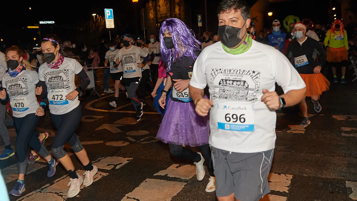 XXXVIII edición de la San Silvestre de Pamplona 2021 en categoría absoluta. IÑIGO ALZUGARAY