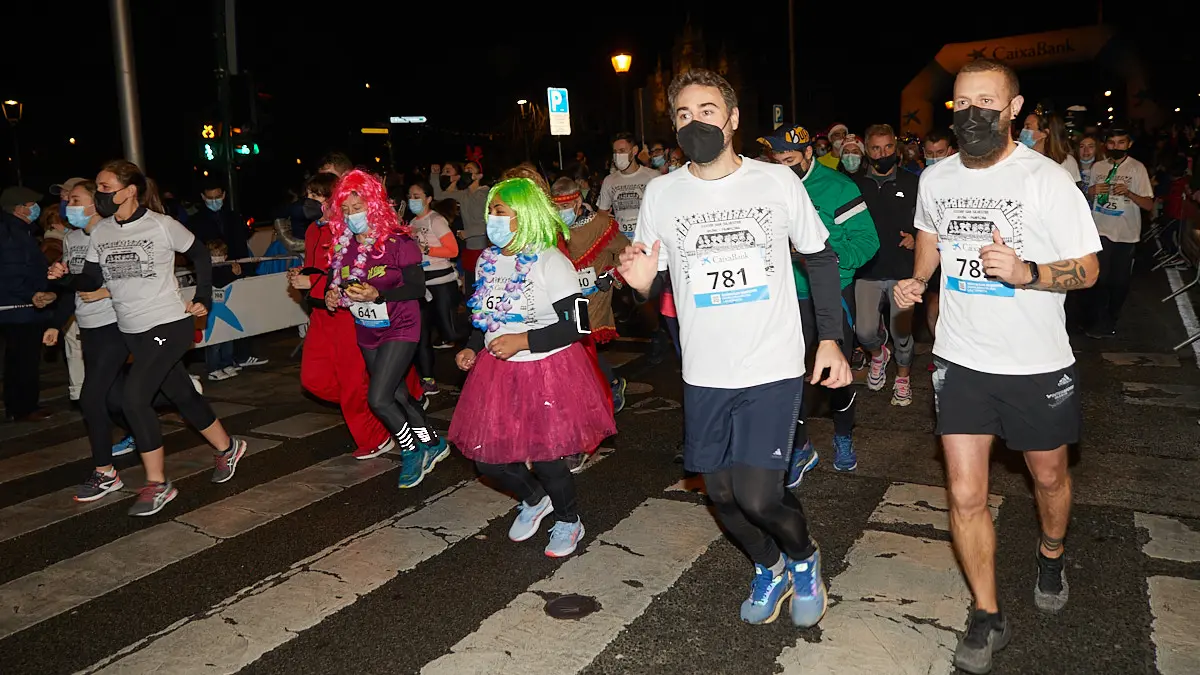 XXXVIII edición de la San Silvestre de Pamplona 2021 en categoría absoluta. IÑIGO ALZUGARAY