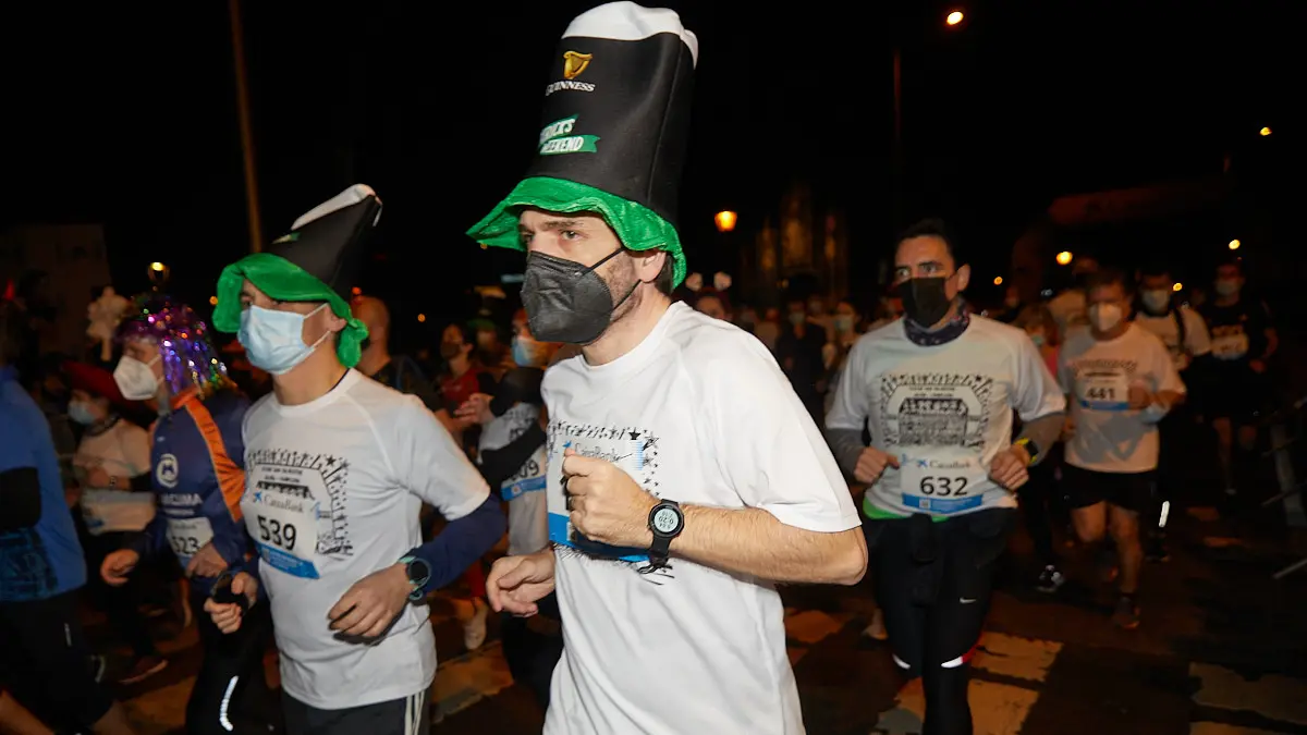 XXXVIII edición de la San Silvestre de Pamplona 2021 en categoría absoluta. IÑIGO ALZUGARAY